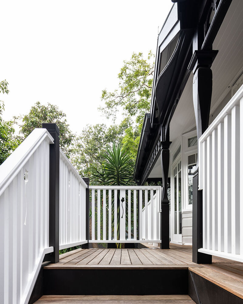 Verandah detail — Darling Point exterior painting by Unique Painting Australia